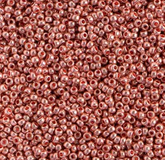 11/0 Preciosa Seed Beads Metallic Pink Solgel #40002